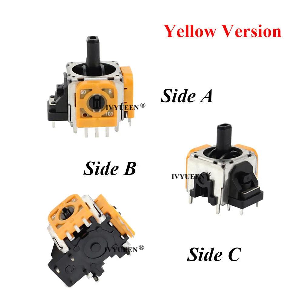 2 PCS 3D Analog Joystick Stick Sensor Module Potentiometers & Thumbstick Grips for Microsoft Xbox One S X Controller