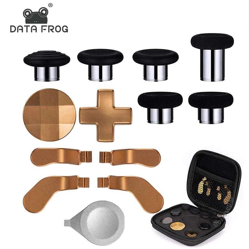 Metal D-Pad Trigger Paddles Replacement Thumbstick for Xbox One Elite Controller Series 2 Parts Repair Kit Accessories