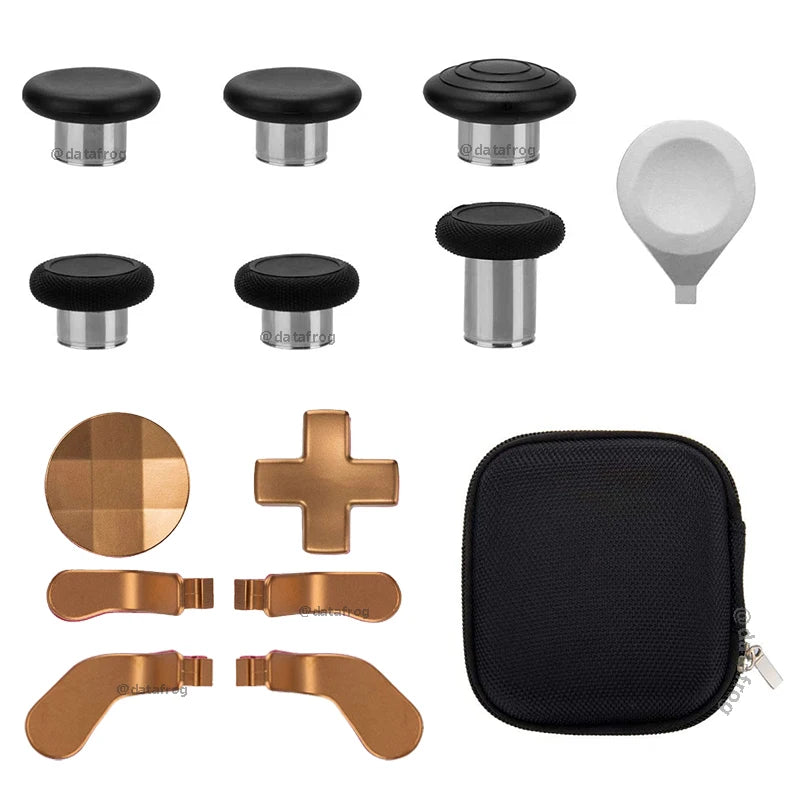 Metal D-Pad Trigger Paddles Replacement Thumbstick for Xbox One Elite Controller Series 2 Parts Repair Kit Accessories