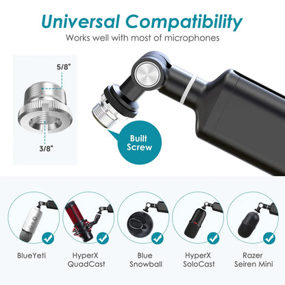 Adjustable Heavy Suspension Boom Microphone Stand for SM7B K688 K658 AM8 Condenser Microphone Recording Studio Scissor Arm Stand