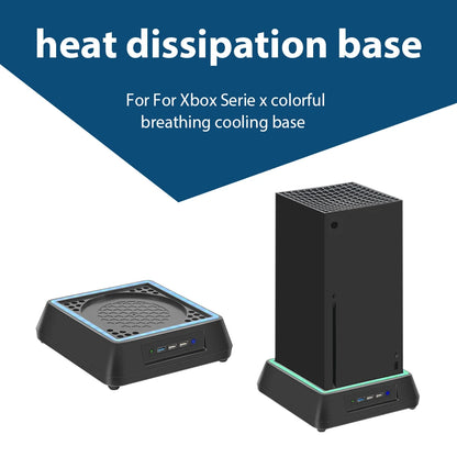 Cooling Fan Bracket Gaming Accessories Bracket Base for Xbox Series X Cooling Fan Bracket with 3 Usb-Port